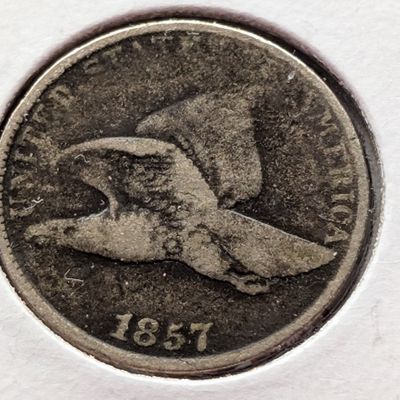 Sale Photo Thumbnail #238: 1857 Flying Eagle Cent - G