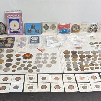 Sale Photo Thumbnail #400: Various Vintage & Modern - U.S. & World Coins, Tokens, Medals & Currency