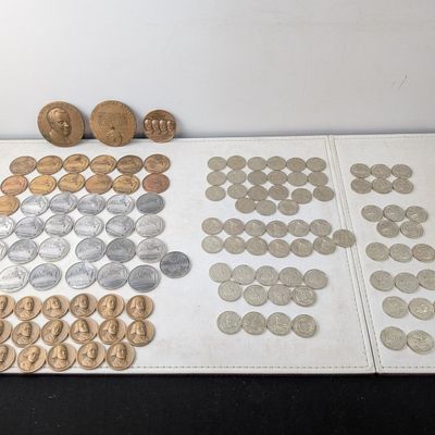 Sale Photo Thumbnail #432: Various Vintage Tokens & Medals