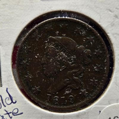 Sale Photo Thumbnail #232: 1819 Coronet Head Large Cent - VF, Bold Date and Reverse