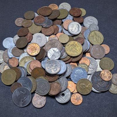 Sale Photo Thumbnail #29: 1.4 Lbs. of Various Vintage & Modern World Coins