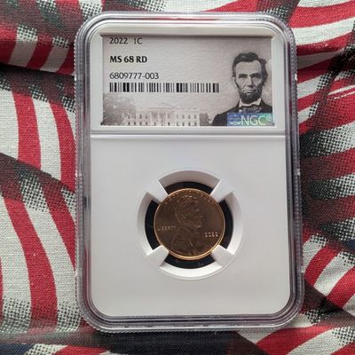 Sale Photo Thumbnail #133: 2022 Lincoln Shield Cent - NGC MS68 RD