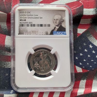 Sale Photo Thumbnail #22: 2025-D Juliette Gordon Low Quarter - NGC MS68