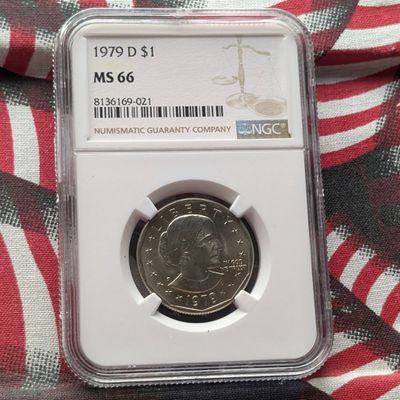 Sale Photo Thumbnail #93: 1979-D Susan B. Anthony Dollar - NGC MS66