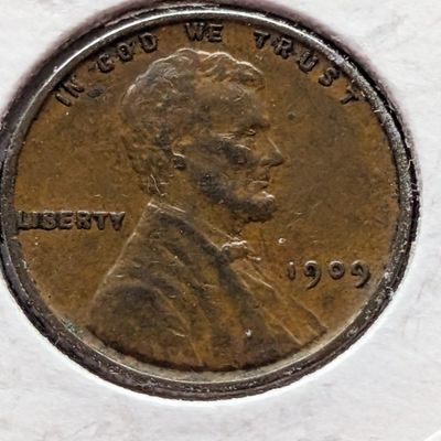 Sale Photo Thumbnail #244: 1909 VDB Lincoln Wheat Cent - XF+, Bold "VDB", First Year