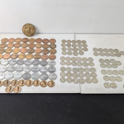 Sale Photo Thumbnail #66: BIG! Grab Bag of Various Vintage Tokens & Medals