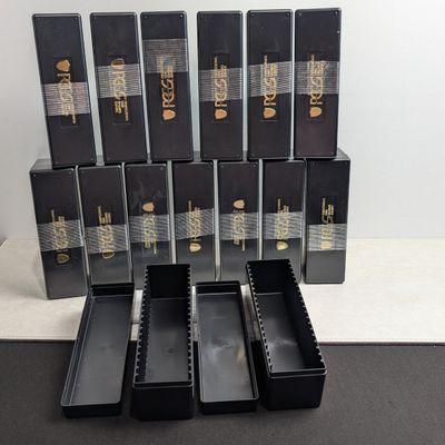 Sale Photo Thumbnail #388: (15) *EMPTY* Black PCGS Coin Holder Boxes - No Coins!!