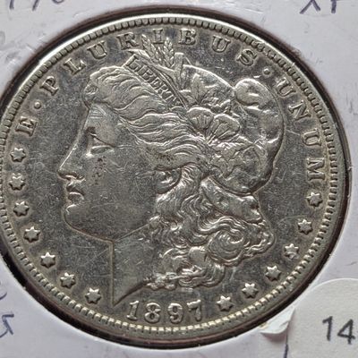 Sale Photo Thumbnail #180: 1897-O Morgan 90% Silver Dollar - XF