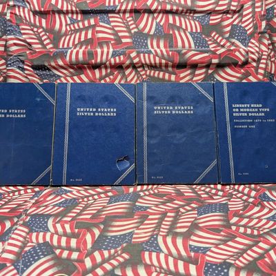 Sale Photo Thumbnail #380: (4) *EMPTY* Silver Dollar Collector's Albums - No Coins!!
