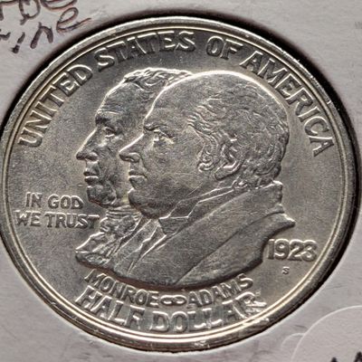 Sale Photo Thumbnail #194: 1923-S Monroe Doctrine Centennial Commemorative 90% Silver Half Dollar - BU