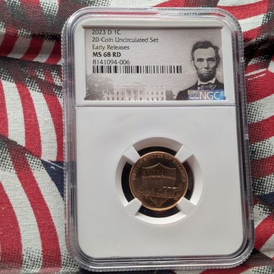 Sale Photo Thumbnail #171: 2023-D Lincoln Shield Cent - NGC MS68 RD - Early Release