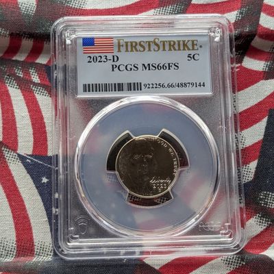 Sale Photo Thumbnail #399: 2023-D Jefferson Nickel - PCGS MS66 FS - First Strike