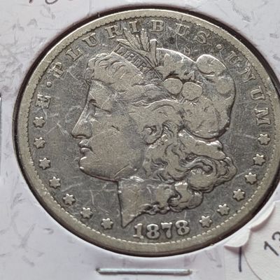 Sale Photo Thumbnail #174: 1878-CC Morgan 90% Silver Dollar - VG