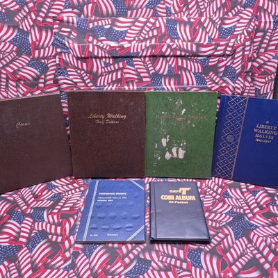 Sale Photo Thumbnail #75: (6) *EMPTY* Various Coin Collector's Albums - No Coins!!
