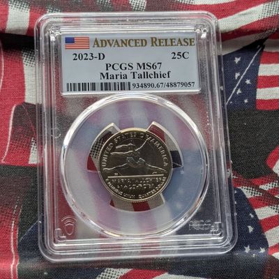 Sale Photo Thumbnail #251: 2023-D Maria Tallchief Quarter - PCGS MS67 - Advanced Release
