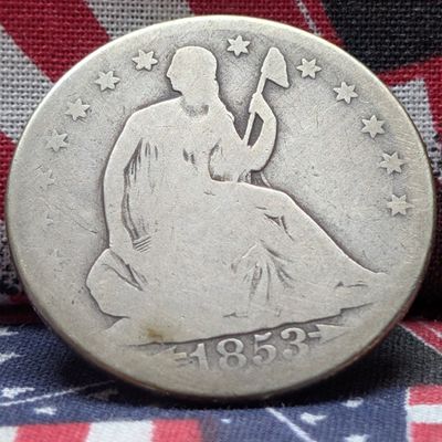 Sale Photo Thumbnail #271: 1853-O Seated Liberty 90% Silver Half Dollar