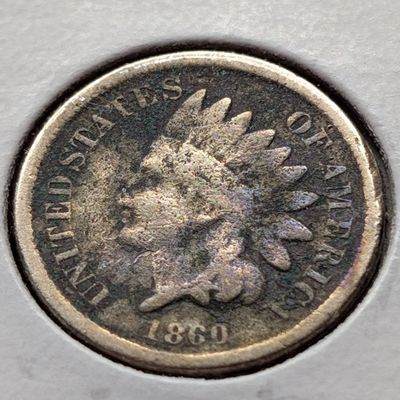 Sale Photo Thumbnail #124: 1860 Indian Head Cent - Second Year