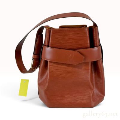 Louis Vuitton Sac d'Epaule Kenyan Brown Epi Leather Bucket Bag
