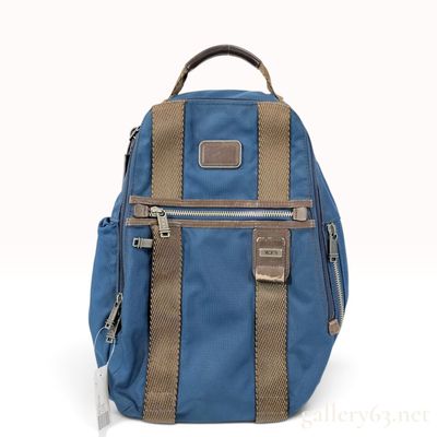 Tumi Alpha Bravo Monterey Navy Blue Ballistic Nylon Sling Bag