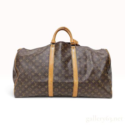 Vintage Louis Vuitton Monogram Canvas Keepall 60 Travel Bag