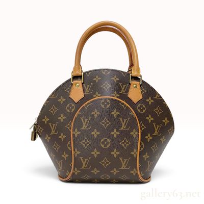 Louis Vuitton Monogram Ellipse PM Brown Coated Canvas Handbag