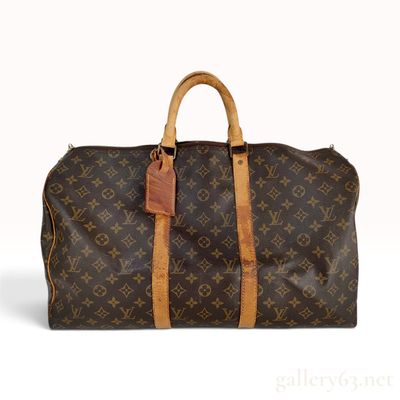 Vintage Louis Vuitton Monogram Keepall 55 Travel Bag