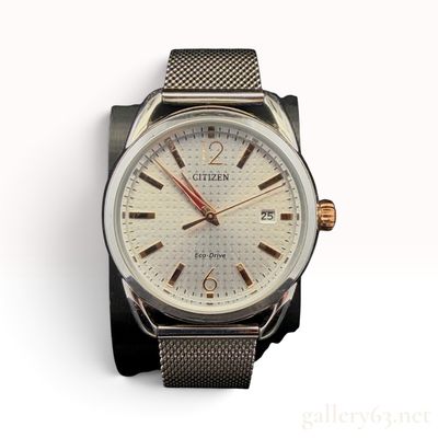 Citizen Eco-Drive Stainless Steel Mesh Bracelet Wristwatch
