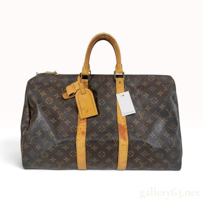 Vintage Louis Vuitton Monogram Keepall 50 Travel Bag