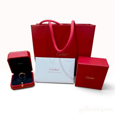 Cartier Love Ring 18K Yellow Gold with Box and Certificate