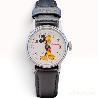 Vintage Ingersoll Mickey Mouse Mechanical Wristwatch