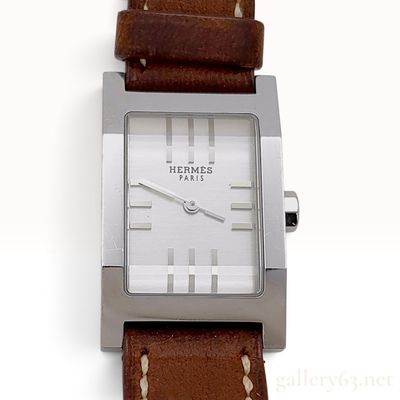 Hermes Tandem TA1.210 Stainless Steel Ladies Wristwatch with Box
