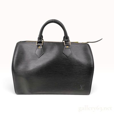 Louis Vuitton Black Epi Leather Speedy 30 Handbag