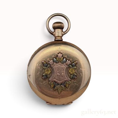 Vintage Waltham Tri-Color Gold Filled Hunting Case Pocket Watch