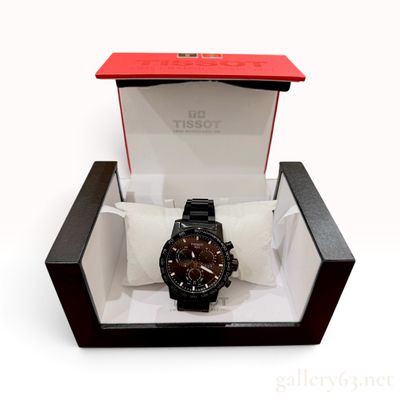 Tissot Supersport Chrono All Black PVD Stainless Steel Wristwatch with Box