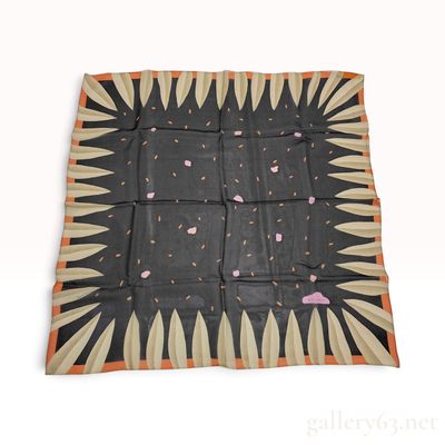 Bvlgari Davide Pizzigoni Oasis Silk Carre 90 with Box and Tags