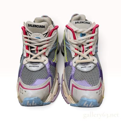 Balenciaga Runner Multicolor Mesh and Nylon Sneakers Size 44