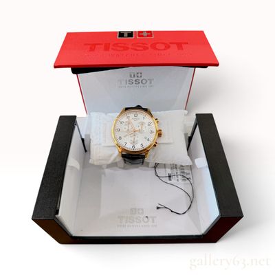 Tissot Chrono XL Classic Rose Gold PVD Chronograph Wristwatch with Box