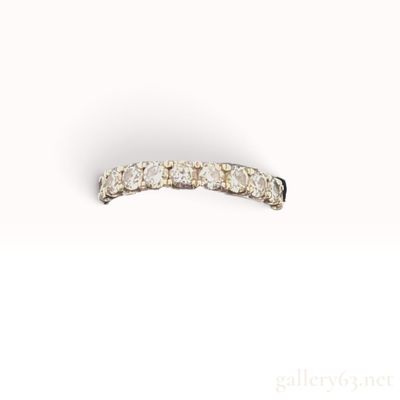 10K Yellow Gold and 1.47ctw Natural Diamond Eternity Style Band Ring Size 7