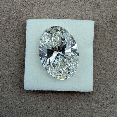 4.01 Carat F VVS2 Oval Lab Diamond