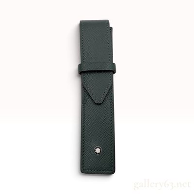 Montblanc Sartorial British Green Leather Single Pen Pouch