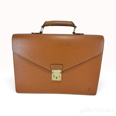 Vintage Louis Vuitton Ambassadeur Kenyan Fawn Epi Leather Briefcase