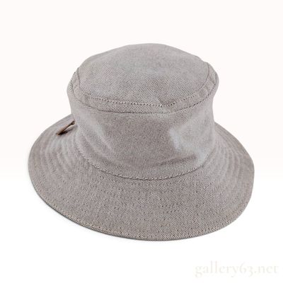 Chapeaux Motsch pour Hermes Toile H Cotton and Linen Bucket Hat 56
