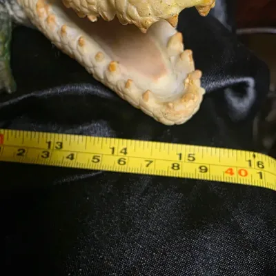 Large Realistic Alligator Crocodile Figurine Sculpture Wildlife Reptile Decor