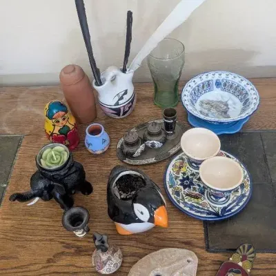 Vintage Global Souvenir & Folk Art Lot