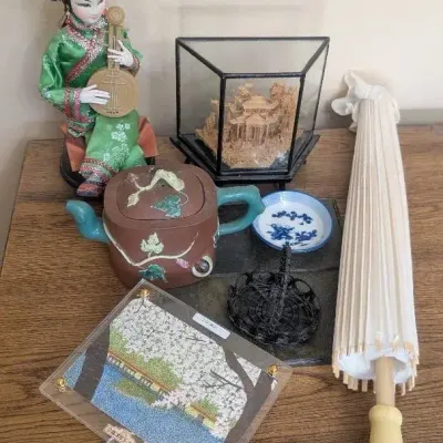 Lot of Vintage Asian Decorative Arts & Collectibles