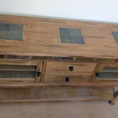 Sunny Designs Sedona Server, Rustic, Mission-style Credenza