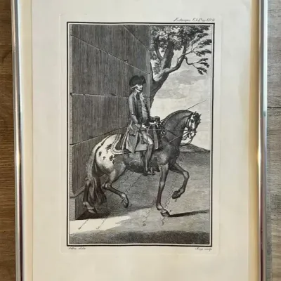Vintage Print-EQUESTRIAN SPORT-CARLOS DE ANDRADE-HORSE RIDING-Silva-Machado-1790