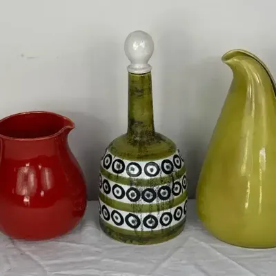 Trio of Unique Ceramic Pieces 