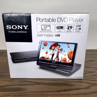 Sony DVP-FX-950 9" Portable DVD Player - Tested & Working