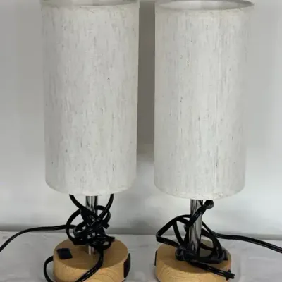 Pair of Small Table Lamps  